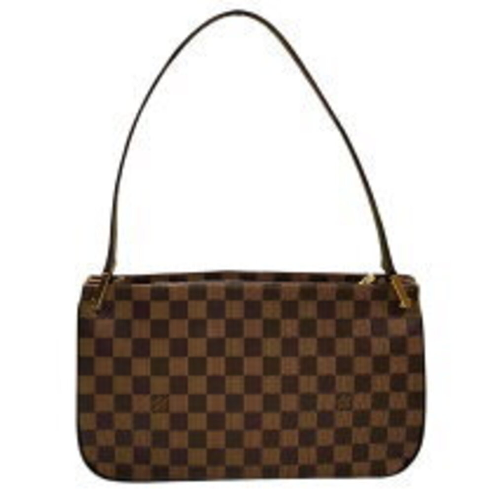 Louis Vuitton Shoulder Bag Damier Brown Aubagne